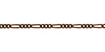 Vintaj Natural Brass Figaro Chain