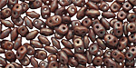 Umber Copper Picasso SuperDuo 2x5mm Seed Bead