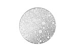 Lillypilly Silver Geometrics Anodized Aluminum Disc 25mm, 22 gauge