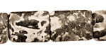 Black Tree Agate Thin Pillow 18-22x15mm