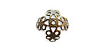 Vintaj Natural Brass Filigree Bead Cap - Wrap 16mm