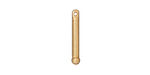 TierraCast Gold (plated) 3/4" Bead Bar 2x19mm