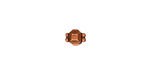 TierraCast Antique Copper (plated) Deco Cube Spacer 7x5mm