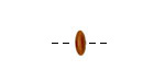 Tagua Nut Caramel Rondelle 3x8mm