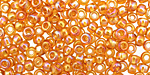 TOHO Transparent Rainbow Topaz Round 6/0 Seed Bead