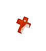 Poppy Faceted Cross 10x12mm