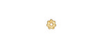 TierraCast Gold (plated) Beaded Heishi 5mm
