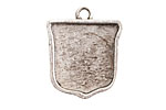 Nunn Design Antique Silver (plated) Crest Ensign Bezel Pendant 20x24mm