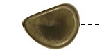 Tagua Nut Olive Banana Chip 22-29x16-22mm