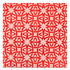 Lillypilly Red Starburst Anodized Aluminum Sheet 3"x3", 24 gauge