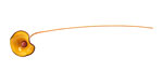 C-Koop Enameled Metal Marigold Orange Small Flower Headpin 13mm