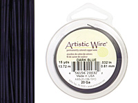 Artistic Wire Dark Blue 20 gauge, 15 yards