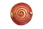 Patricia Healey Copper Spiral Ring Link 27mm