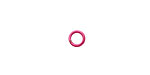 Hot Pink Enameled Copper Round Jump Ring 6mm, 18 gauge