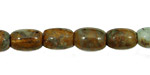 Copper Green Opal Rice 12x8mm