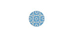 Lillypilly Turquoise Baroque Anodized Aluminum Disc 11mm, 24 gauge