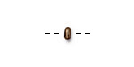 TierraCast Antique Brass (plated) Large Hole Nugget Heishi 5mm