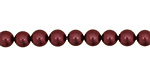 Black Cherry Shell Pearl Round 6mm
