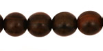 Ebony Wood Round 12mm