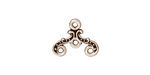 TierraCast Antique Silver (plated) 3-1 Keepsake Link 15x12mm