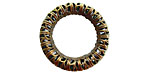 Vintaj Natural Brass Filigree Ring 24mm