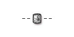 TierraCast Antique Pewter (plated) Barrel 6x7mm