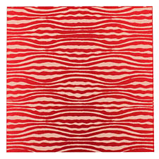 Lillypilly Red Zebra Anodized Aluminum Sheet 3"x3", 24 gauge