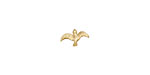 Ezel Findings Gold (plated) Flying Bird 4x10mm