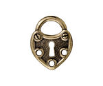 TierraCast Antique Brass (plated) Lock Link 19x25mm