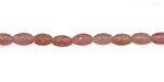 Ruby Quartz Rice 6x4mm