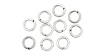 Antique Silver (plated) Round Jump Ring 6mm, 18 gauge