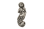 Green Girl Pewter Siren Button 10x28mm