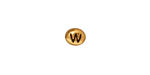 TierraCast Antique Gold (plated) Alphabet Bead "W" 7x6mm