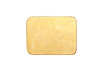 Brass Rectangle Blank 26x20mm
