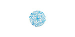 Lillypilly Turquoise Geometrics Anodized Aluminum Disc 11mm, 24 gauge
