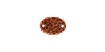 TierraCast Antique Copper (plated) Hammered Oval Link 13x9mm