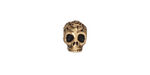 TierraCast Antique Gold (plated) Rose Skull Bead 10x7mm