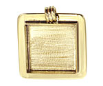 Brass Lipped Square Bezel 25mm