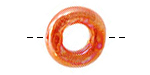 Unicorne Beads Orange Outburst Brim Ring 22mm