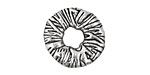 Pewter Textured Washer 4x21mm