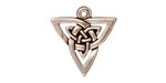 TierraCast Antique Silver (plated) Open Triangle Pendant 20x21mm