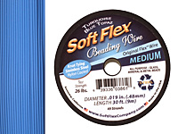 Soft Flex Turquoise Blue Topaz .019" (Medium) 49 Strand Wire 30ft.