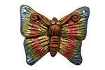 Poison Tree Polymer Clay Rainbow Butterfly 33-34x27-28mm