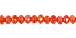 Poppy AB Crystal Faceted Rondelle 6mm