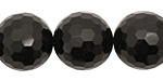 Black Onyx Faceted Round 20mm