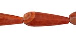 Fire Agate Faceted Teardrop 30x10mm