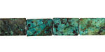 African Turquoise Thin Pillow 14x10mm