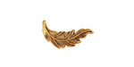 Nunn Design Antique Gold (plated) Leaf Toggle Bar 20x7mm