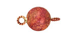 Patricia Healey Copper Puff Coin Link 28x17mm