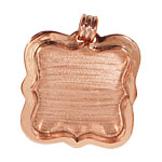 Copper Antique Square Bezel 37mm